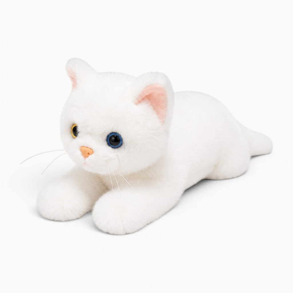 Pluschtierland Weißes Katzen Kuscheltier Weißes Katzen Kuscheltier