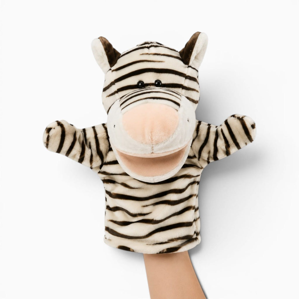 Pluschtierland Zebra Handpuppe Kuscheltier Zebra Handpuppe Kuscheltier