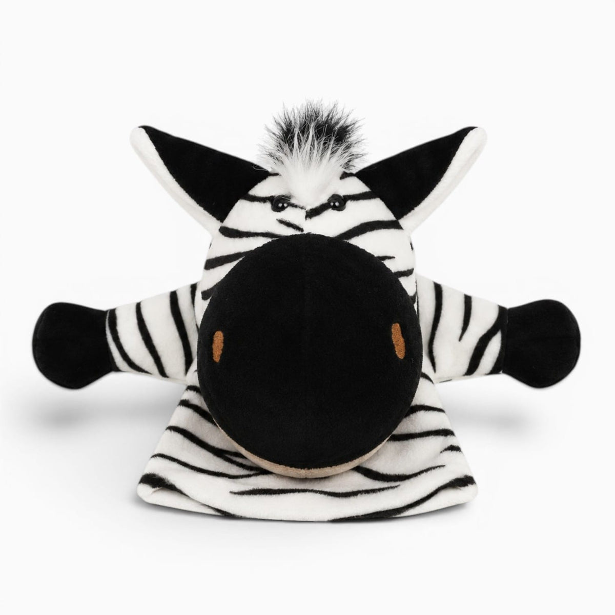 Pluschtierland Zebra Kuscheltier als Handpuppe Zebra Kuscheltier als Handpuppe